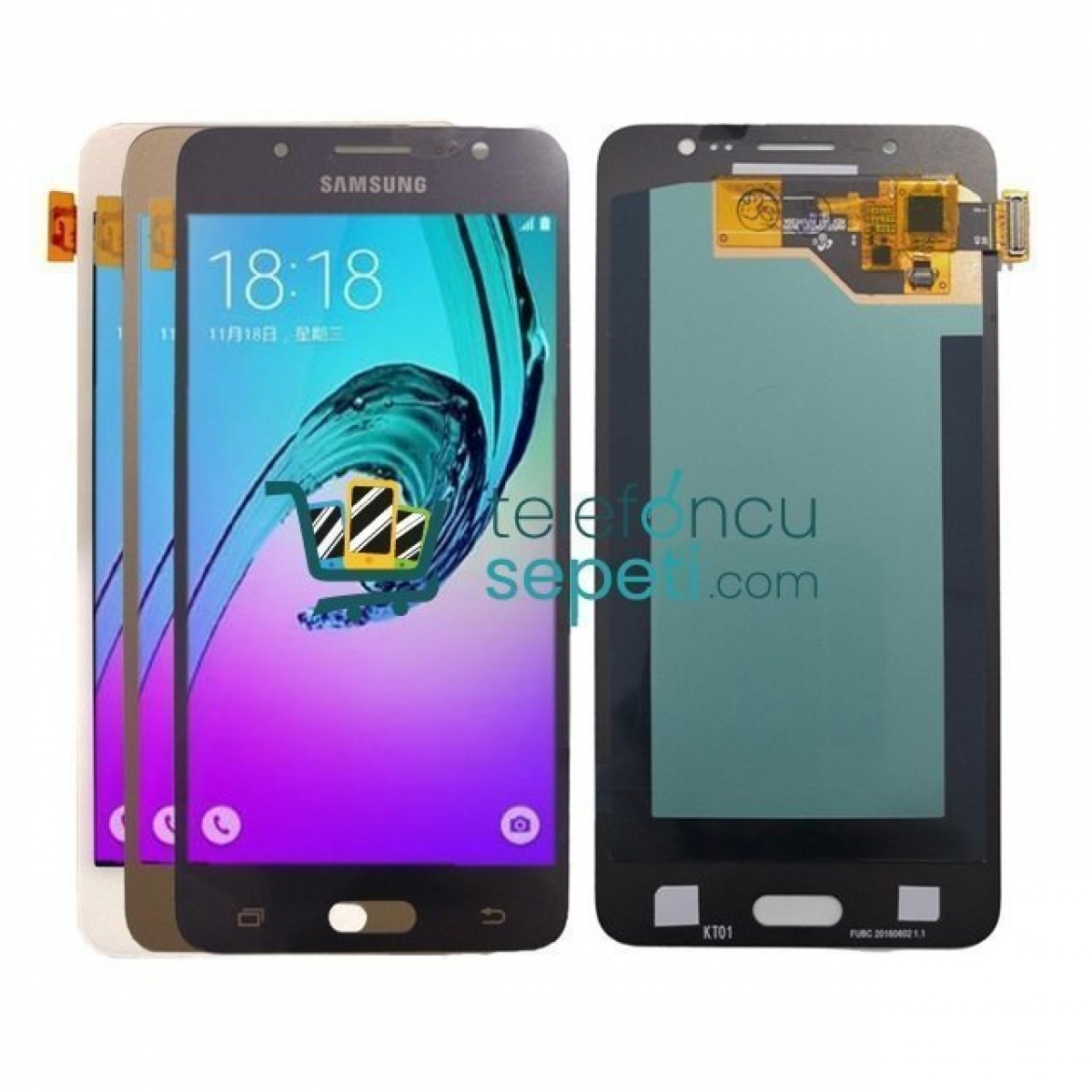 Samsung Galaxy J510 Ekran Dokunmatik Siyah Orjinal Servis