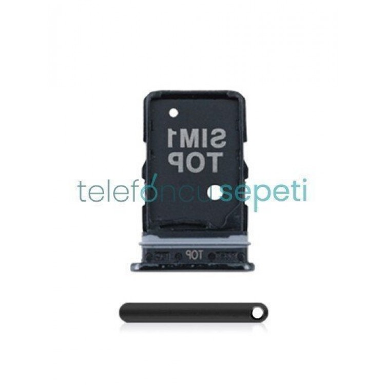 Samsung Galaxy A80 A805 Sim Kart Tepsisi Siyah