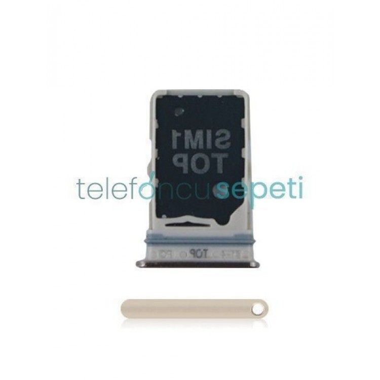 Samsung Galaxy A80 A805 Sim Kart Tepsisi Gold