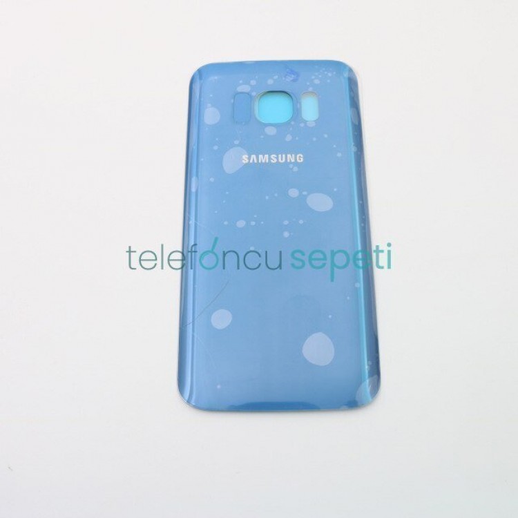 Samsung Galaxy S7 Edge G935 Arka Kapak Okyanus Mavisi Orjinal