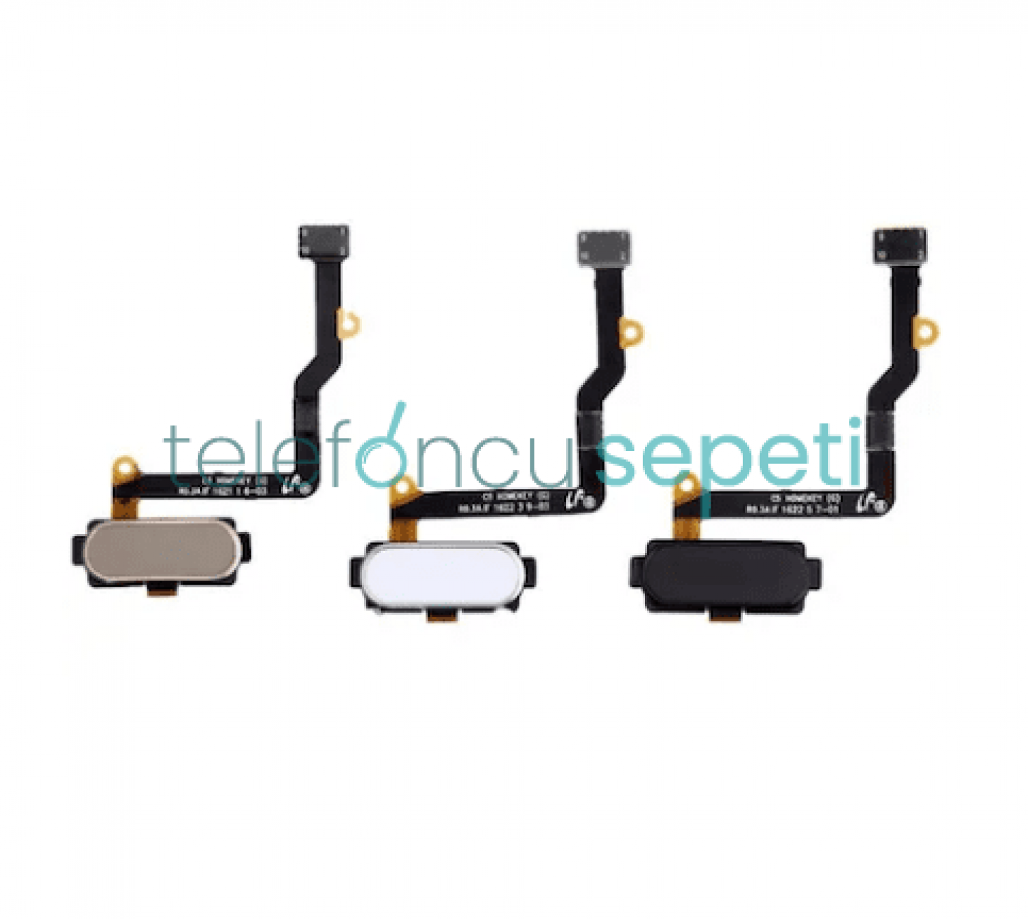 Samsung Galaxy C7 C7000 Home Tuş Bordu Filmi Flex Beyaz