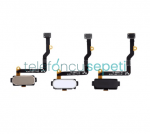 Samsung Galaxy C7 C7000 Home Tuş Bordu Filmi Flex Beyaz