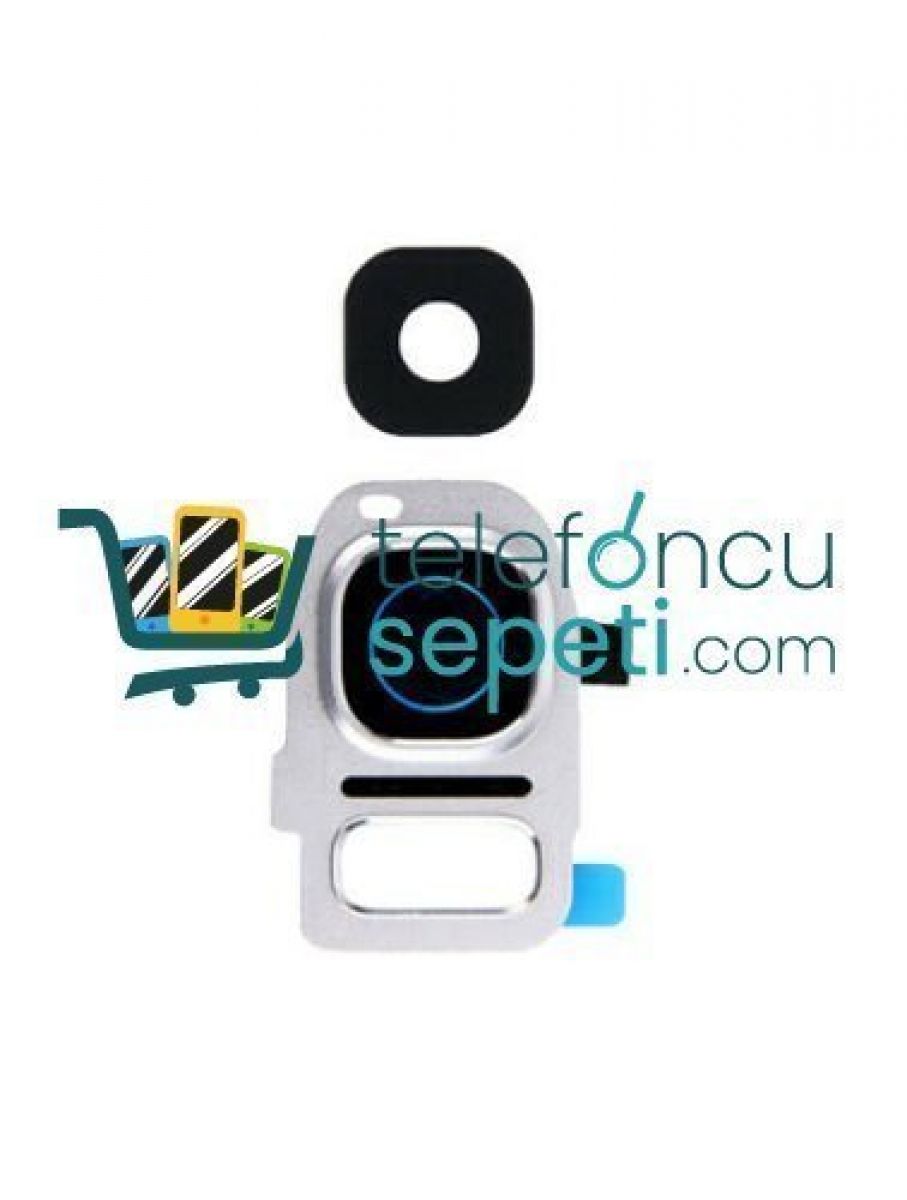 Samsung Galaxy S7 Edge G935 Kamera Lensi Gümüş