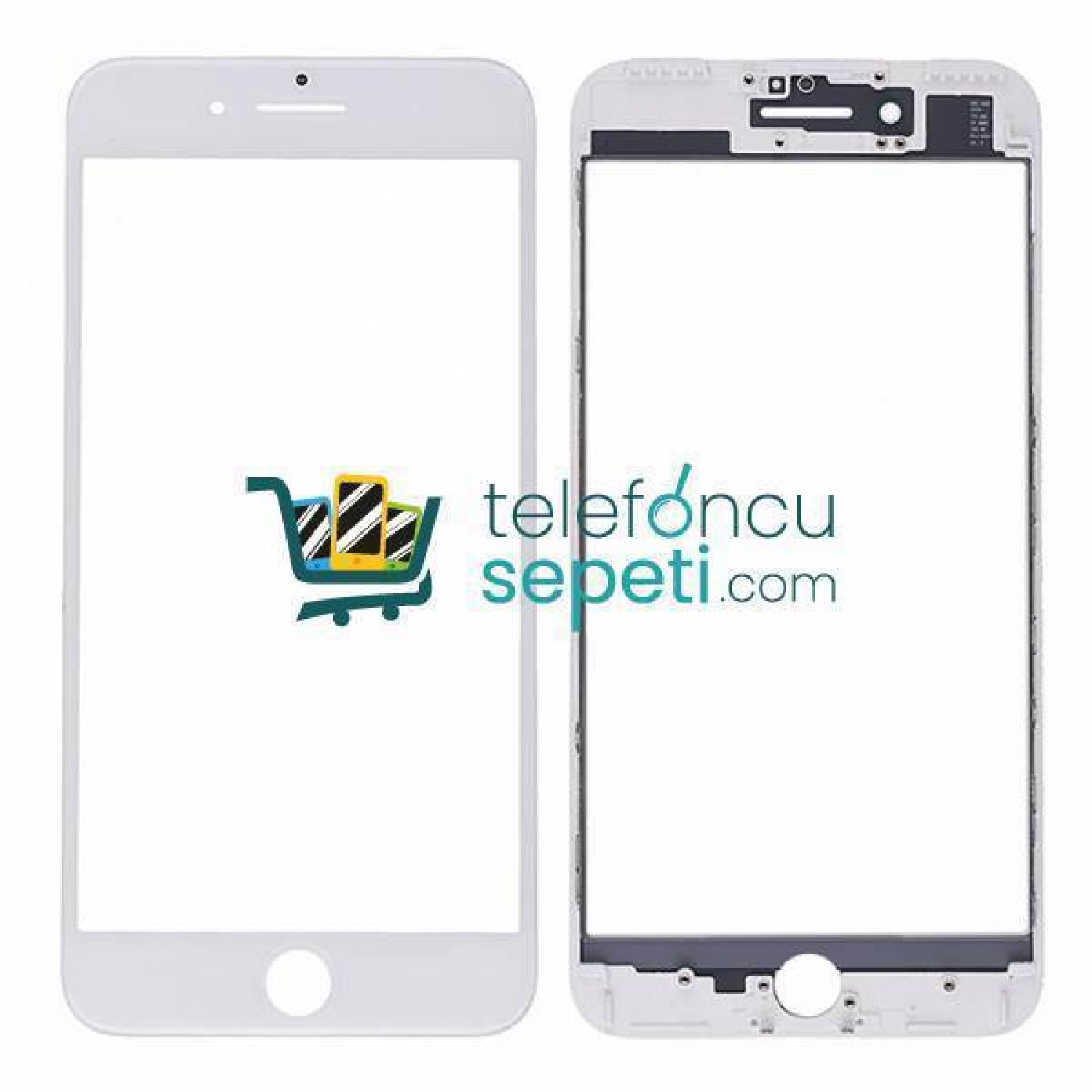 iPhone 7 Plus Lens Ocalı Çıtalı Beyaz iPhone 7 Plus Lens Ocalı Çıtalı Beyaz