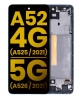 Samsung Galaxy A52 A525 Ekran Dokunmatik Mavi Çıtalı Orjinal