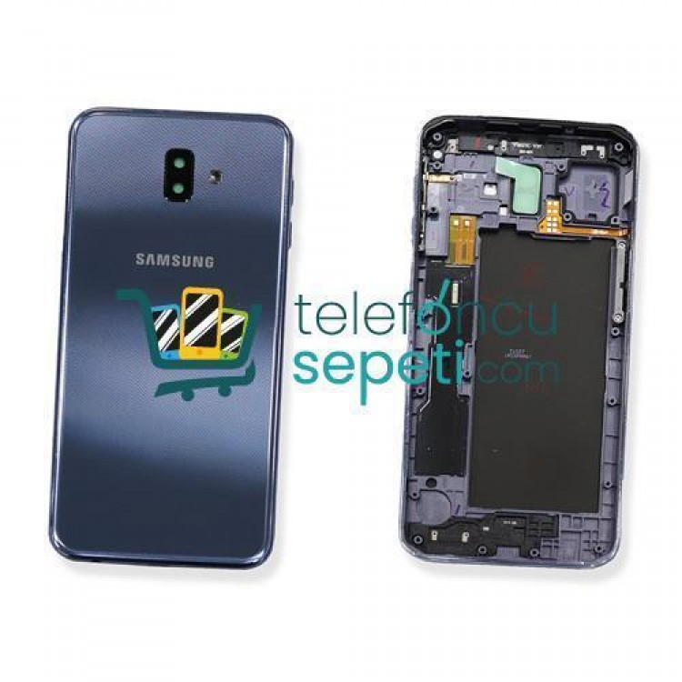 Samsung Galaxy J6 Plus J610 Kasa Kapak Silver