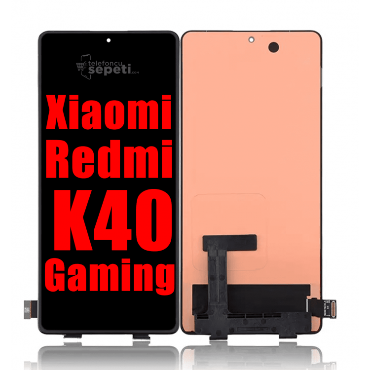 Xiaomi Redmi K40 Gaming Ekran Dokunmatik Siyah Çıtasız Orijinal