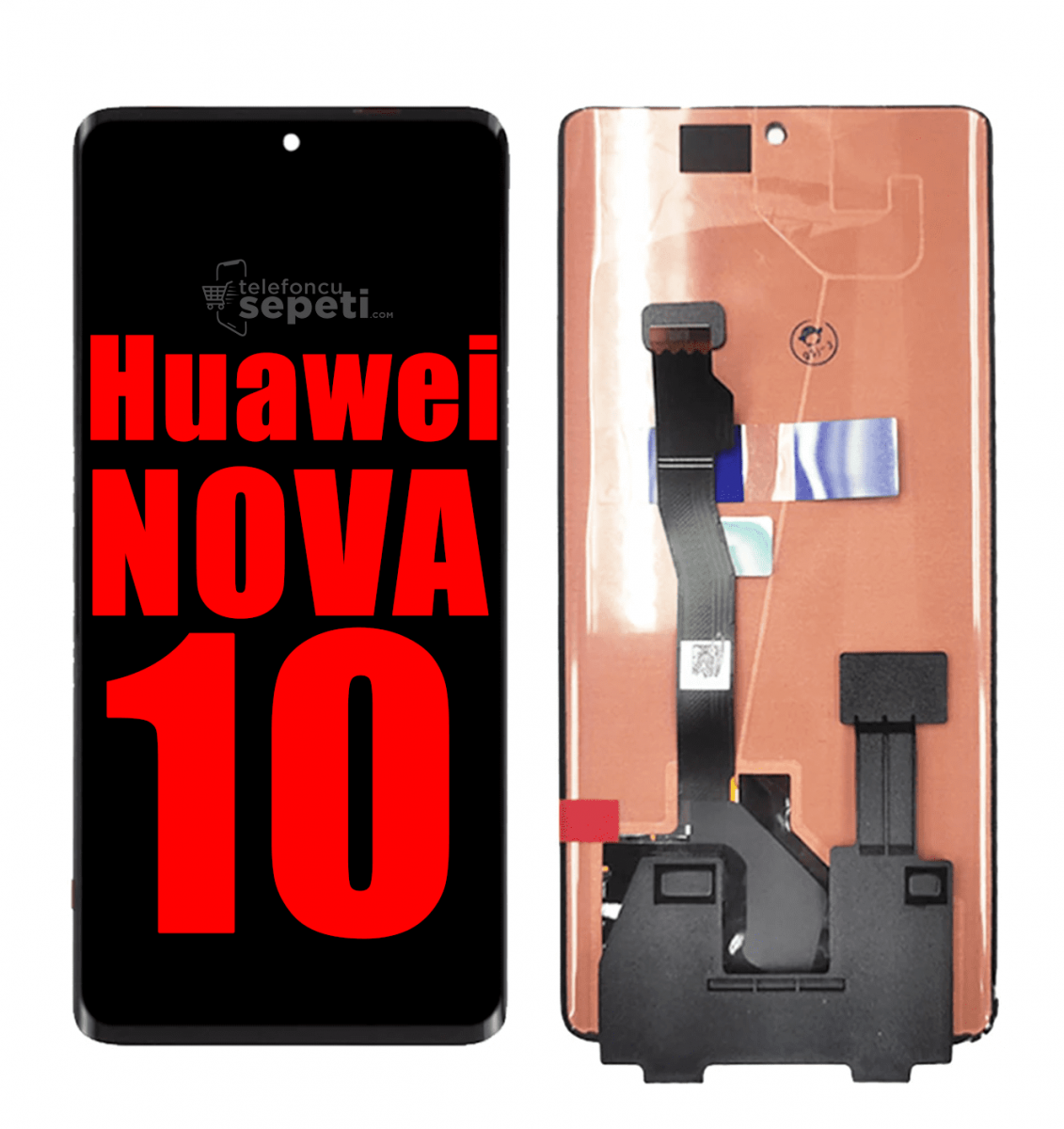 Huawei Nova 10 Ekran Dokunmatik Siyah Çıtasız Orjinal