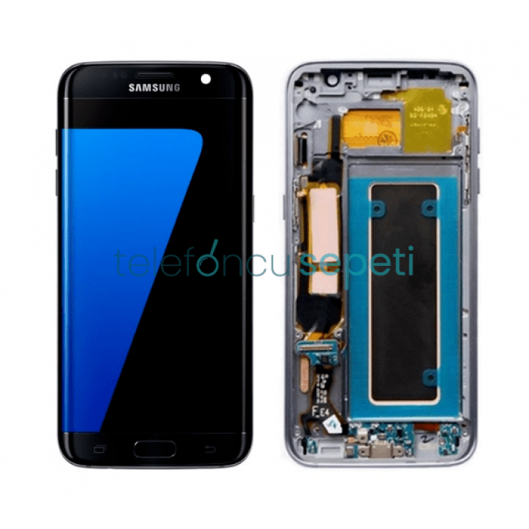 Samsung Galaxy S7 Edge G935 Ekran Dokunmatik Siyah Revize