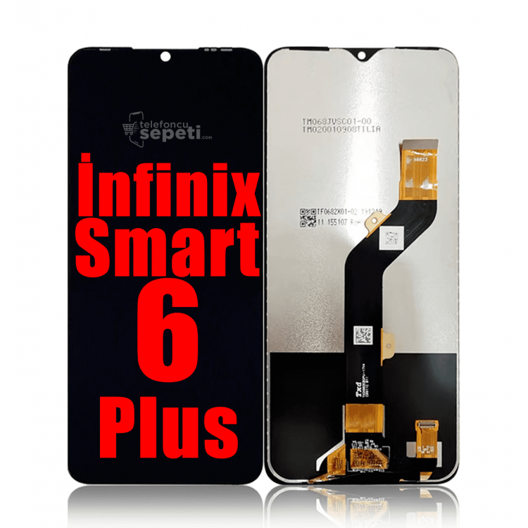 İnfinix Smart 6 Plus Ekran Dokunmatik Çıtasız Orjinal