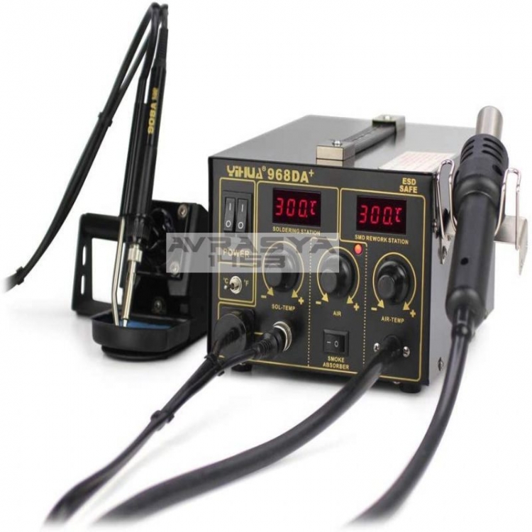 Yihua 968Da+-III Sıcak Hava & Lehim Istasyonu