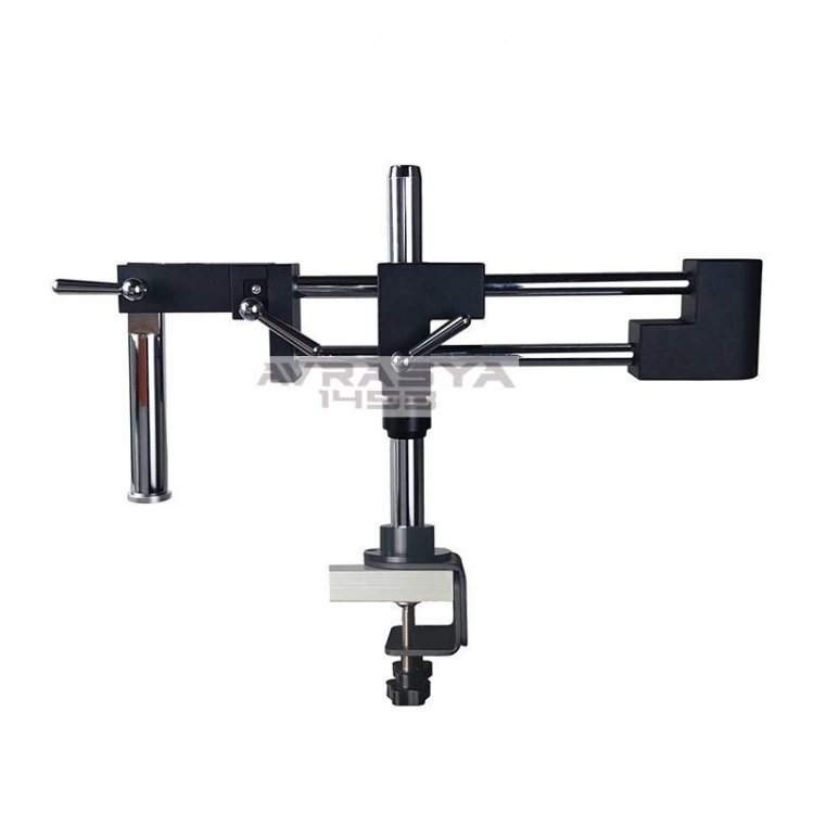 X2 Masaya Vidalı Mikroskop Stand Siyah