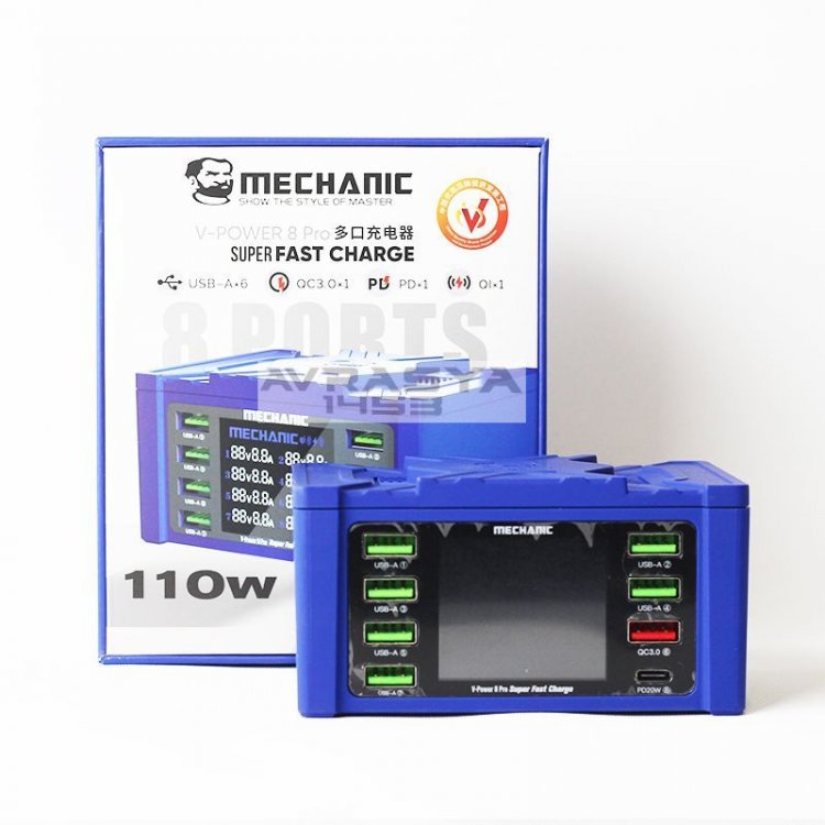 Mechanic V-Power 8 Port Usb Tester