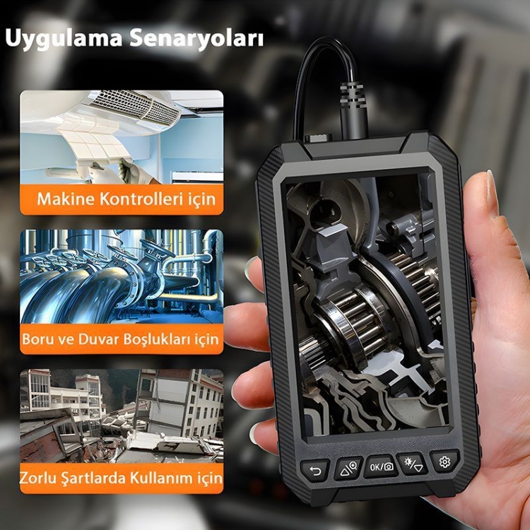 Myscope 5003-2 10m Kablo Endeskop