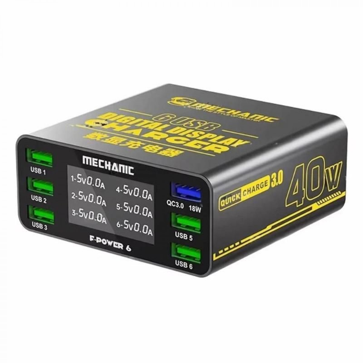 Mechanic S-Power Pro 6 Port Usb Tester Mechanic S-Power Pro 6 Port Usb Tester