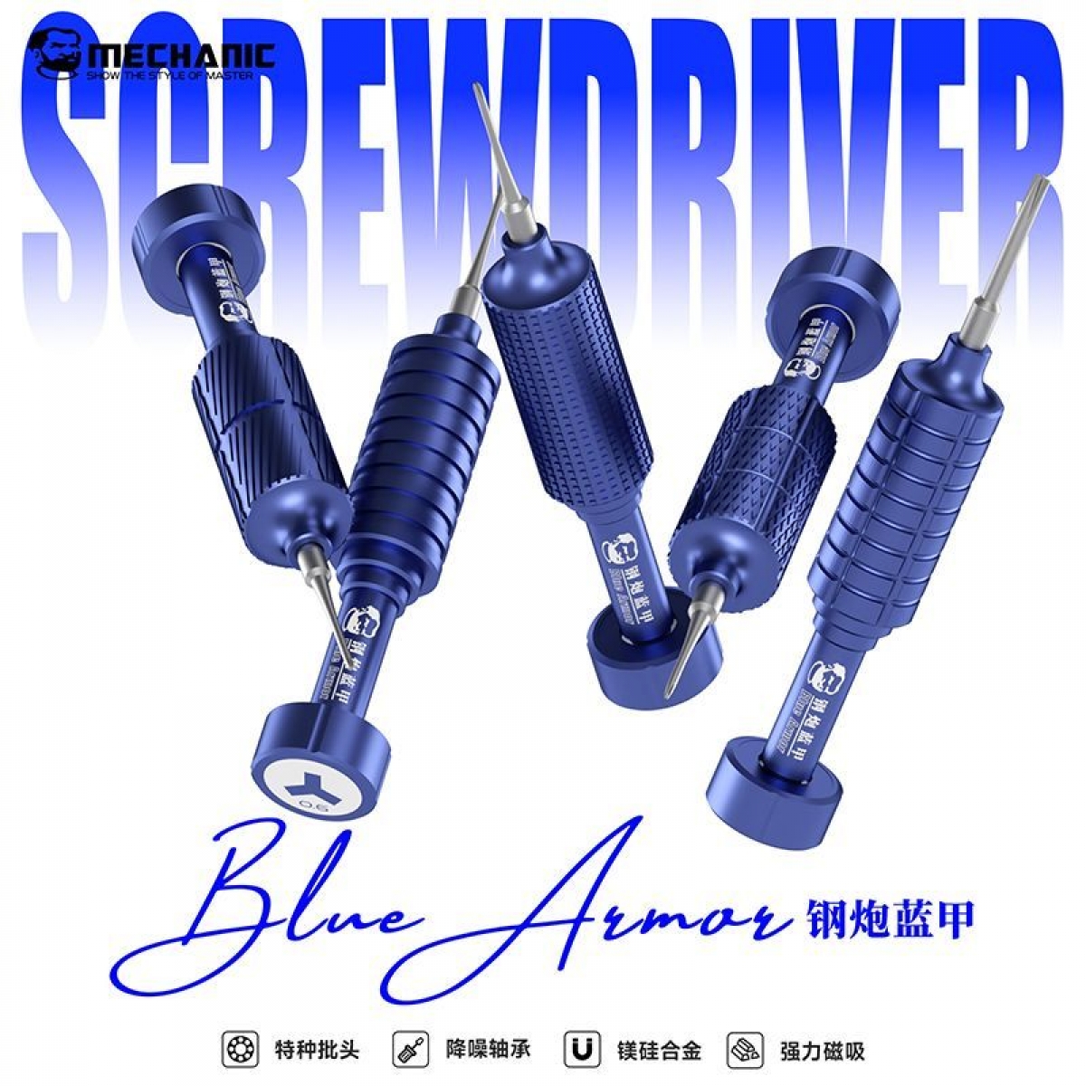 Mechanic Blue Armor Tornavida Set