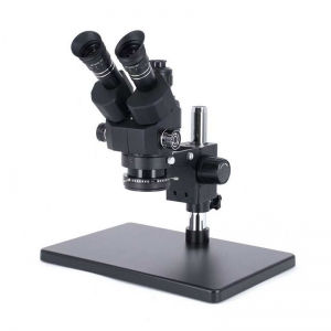 Mikroskop MY-7s Küçük Ped Kamera Yuvalı Siyah Kafa Siyah Ped