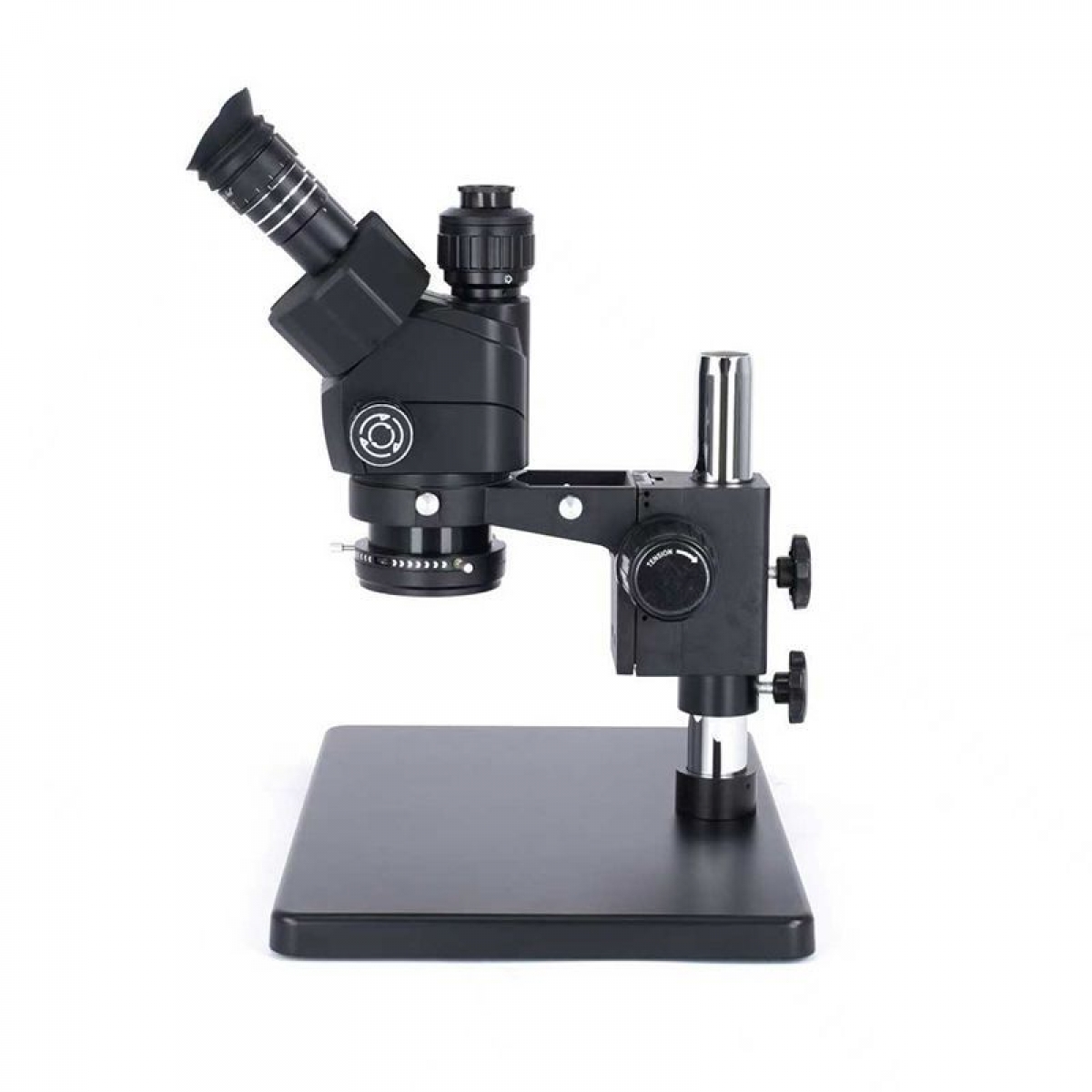Mikroskop MY-7s Küçük Ped Kamera Yuvalı Siyah Kafa Siyah Ped