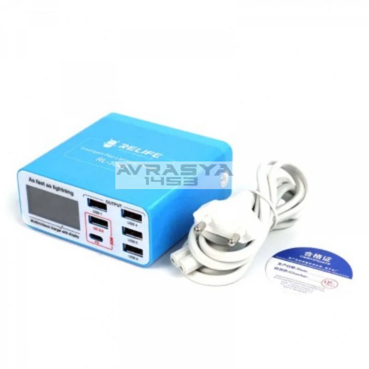 Relife Rl-304P 6 Port Usb Tester
