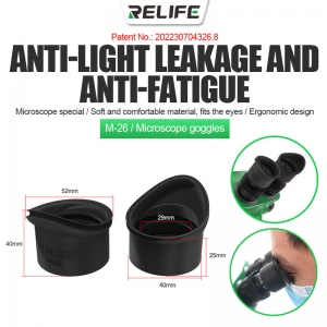 Relife M-26 Mikroskop Dürbün Göz Lastik Yedek Parça