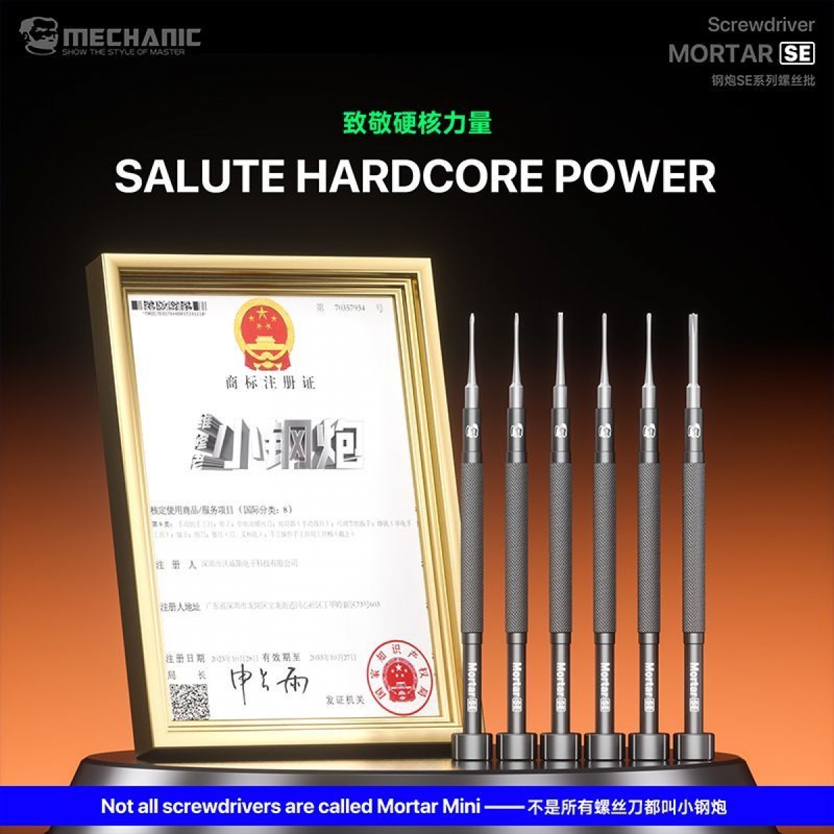 Mechanic Mortar Se Set Tornavida