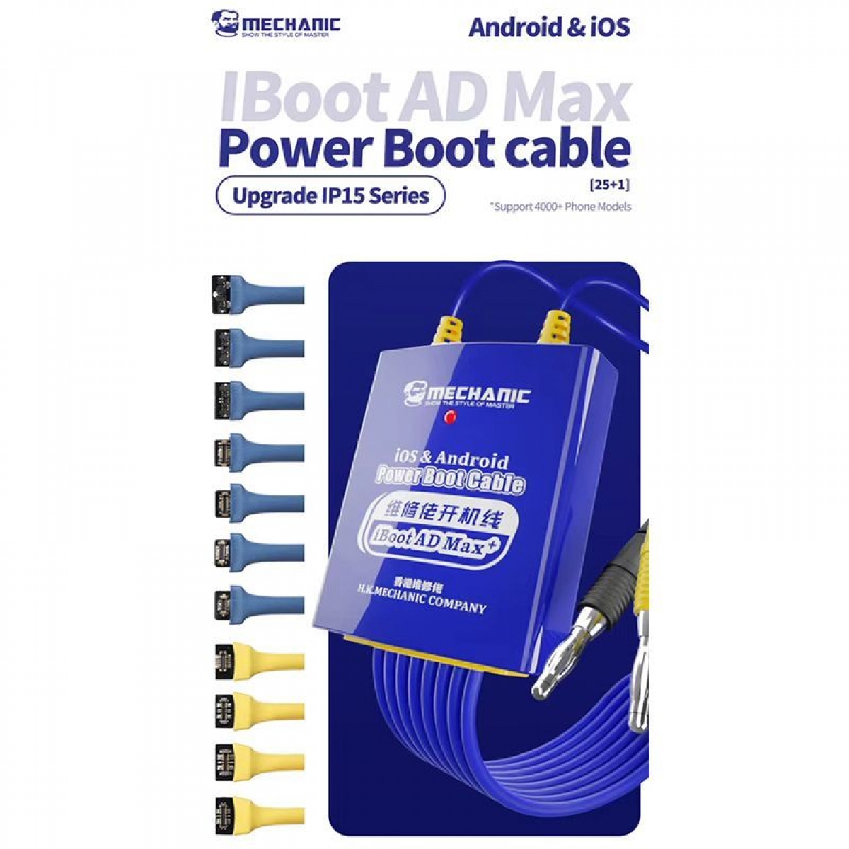 Mechanic POWER PCB İboot Ad Max+ 25+1 Iph Android Kablo