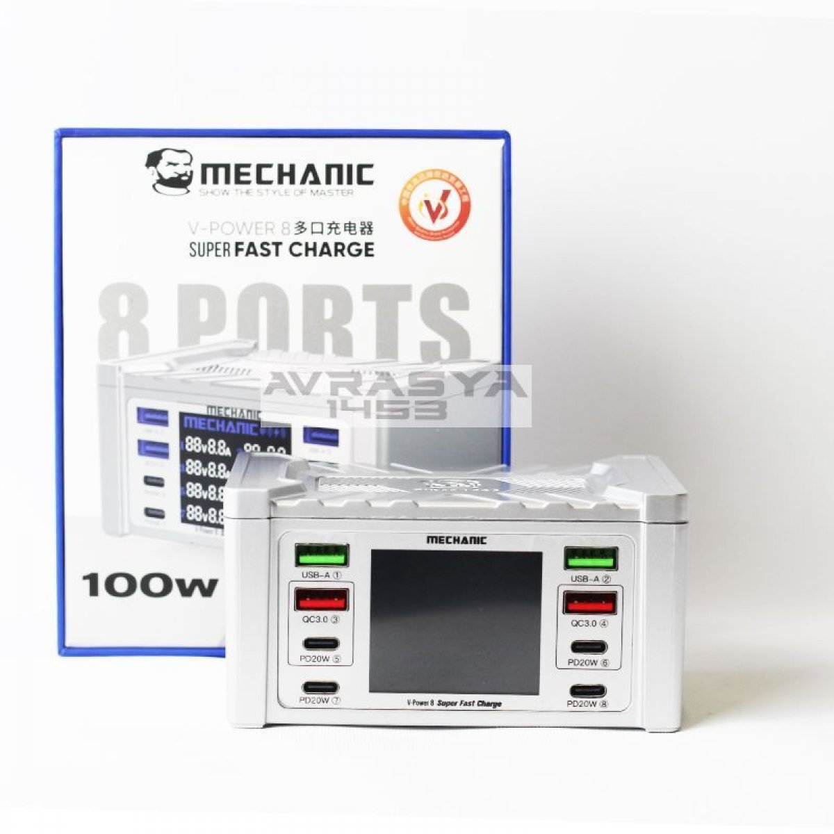 Mechanic V-Power 8 Pro Port Usb Tester