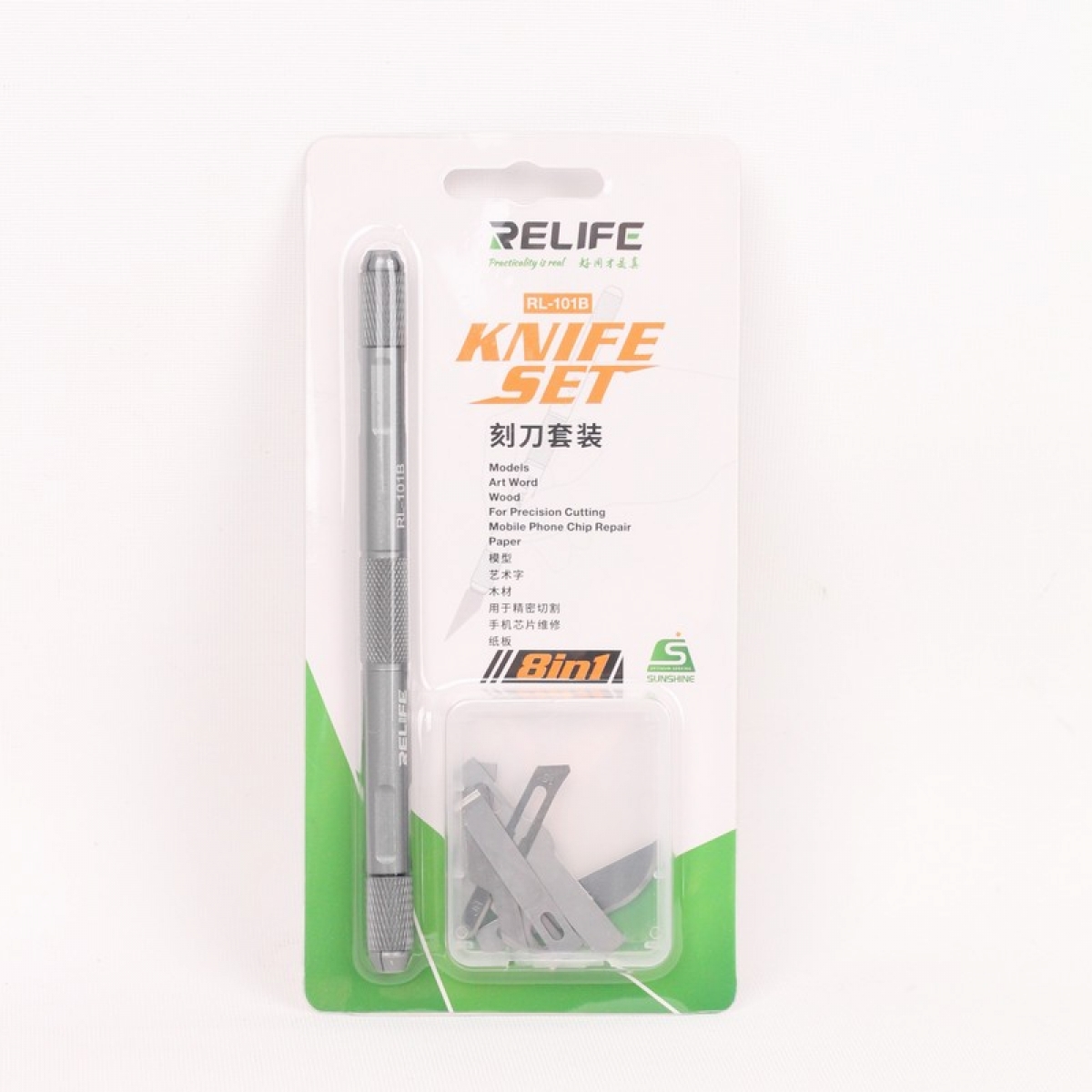 Relife Rl-101B 8 I 1 Arada Neşter Kesme Takımı