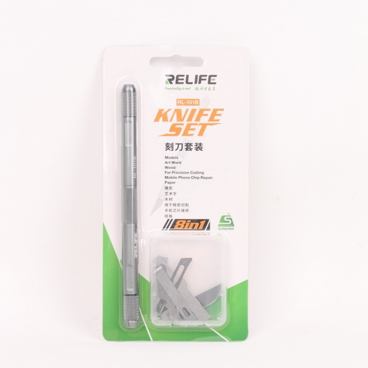 Relife Rl-101B 8 I 1 Arada Neşter Kesme Takımı