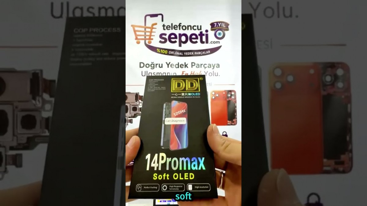 iPhone 14 Pro Max Ekran Dokunmatik SOFT OLED parlaklik 900+ Nit Premium Kalite iPhone 14 Pro Max Ekran Dokunmatik SOFT OLED parlaklik 900+ Nit Premium Kalite