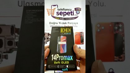 iPhone 14 Pro Max Ekran Dokunmatik SOFT OLED parlaklik 900+ Nit Premium Kalite