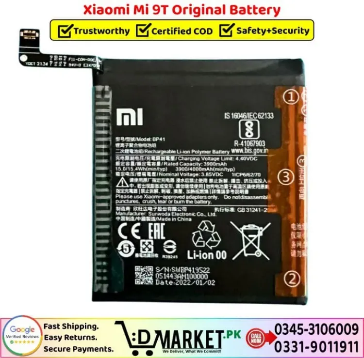 Xiaomi Mİ 9T Batarya Pil Orjinal Mah Logosuz Ürün BM4A