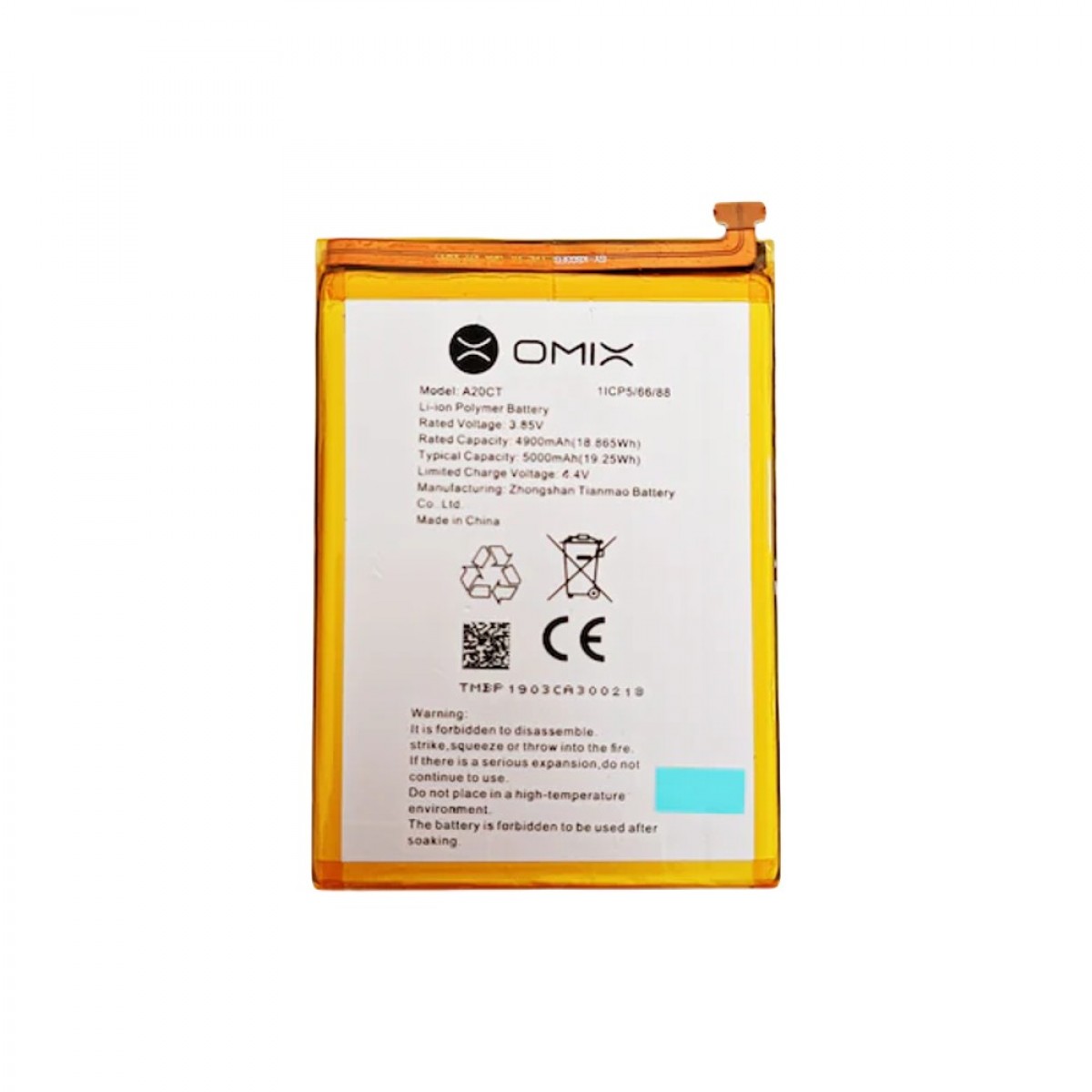 Omix X3 Batarya Pil Orjinal Mah Logosuz Ürün Omix X3 Batarya Pil Orjinal Mah Logosuz Ürün