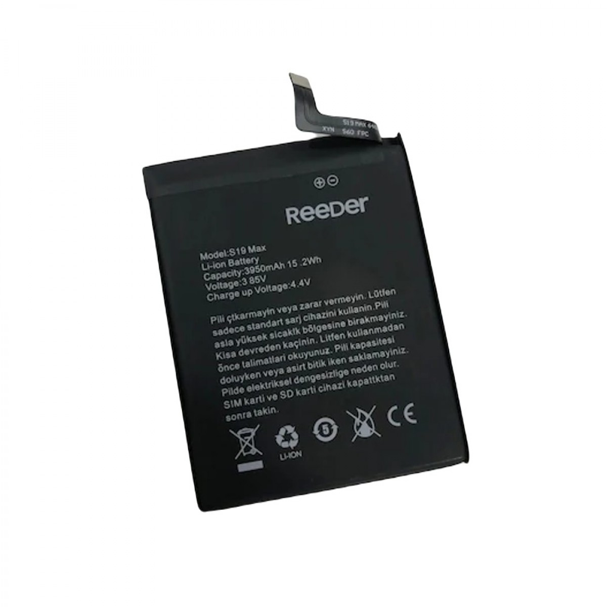 Reeder S19 MAX L Batarya Pil Orjinal Mah Logosuz Ürün Reeder S19 MAX L Batarya Pil Orjinal Mah Logosuz Ürün
