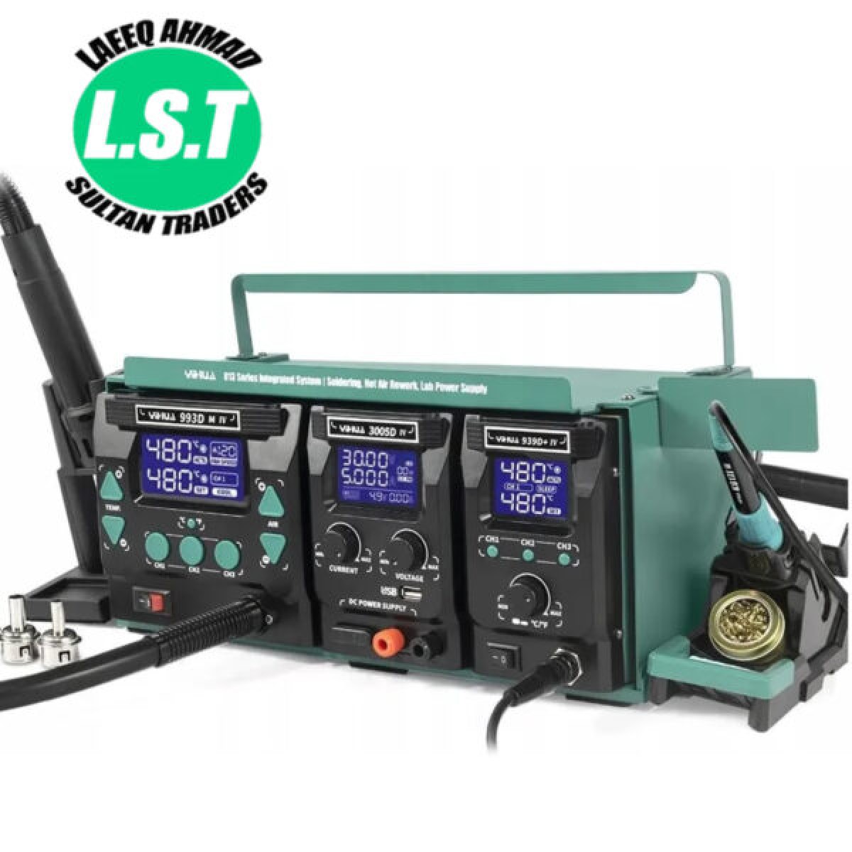 Yihua 813 Set 3005D-Iv 939D+Iv 993Dm-Iv Sıcak Hava & Lehim istasyonu & Power Suppley Yihua 813 Set 3005D-Iv 939D+Iv 993Dm-Iv Sıcak Hava & Lehim istasyonu & Power Suppley