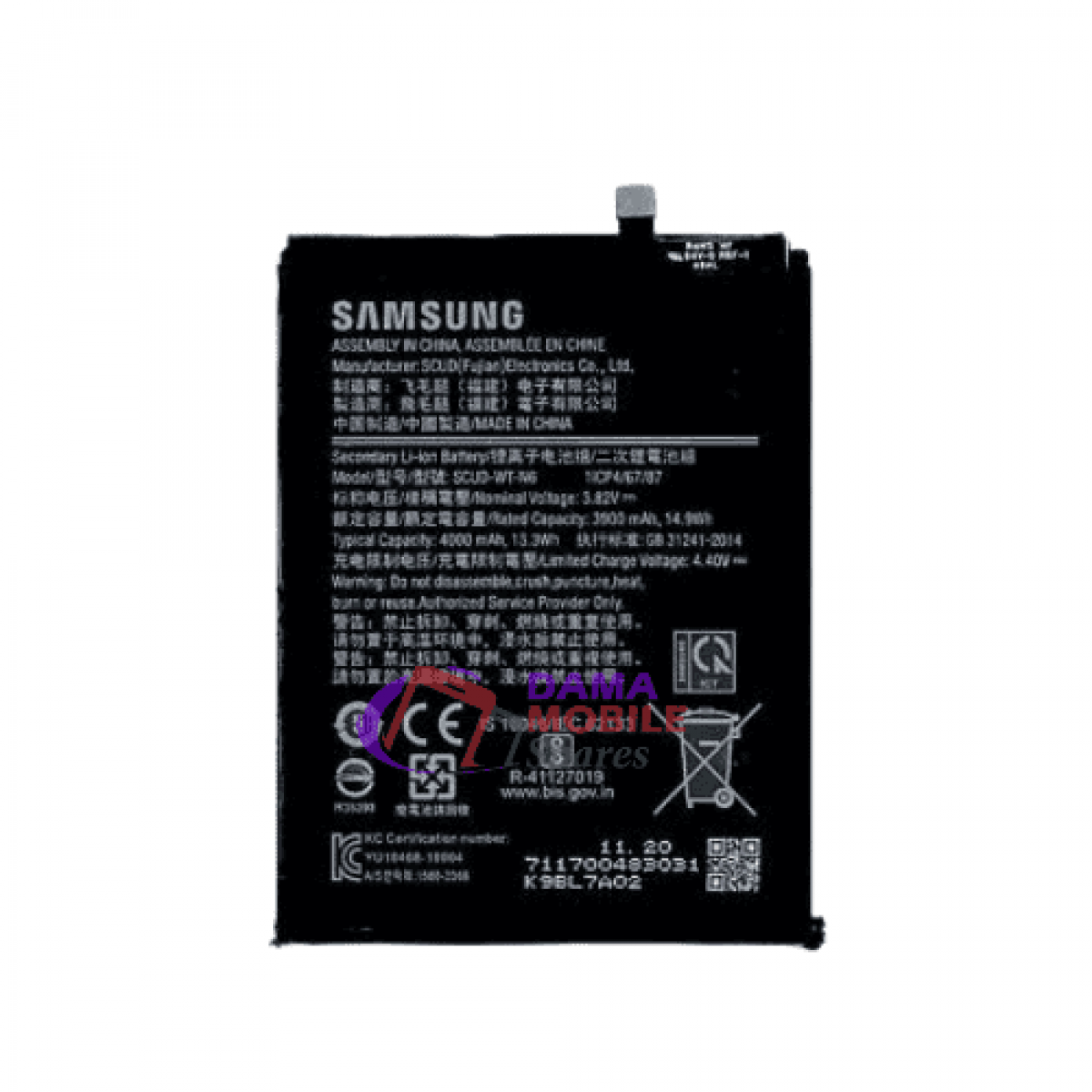 Samsung A10S Batarya Pil Orjinal Mah Logosuz Ürün EB-BA107ABY