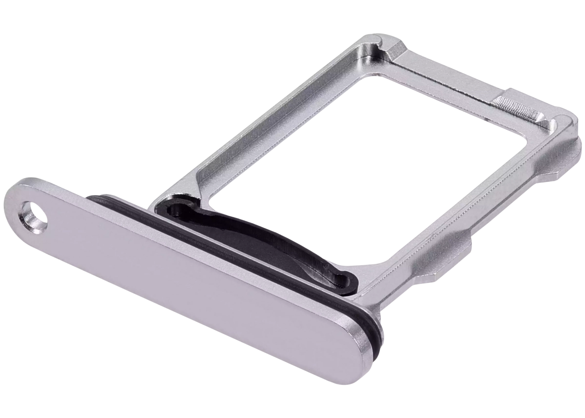 İphone 16 Pro / 16 Pro Max için Çift Sim Kart Tepsisi (Beyaz Titanyum)