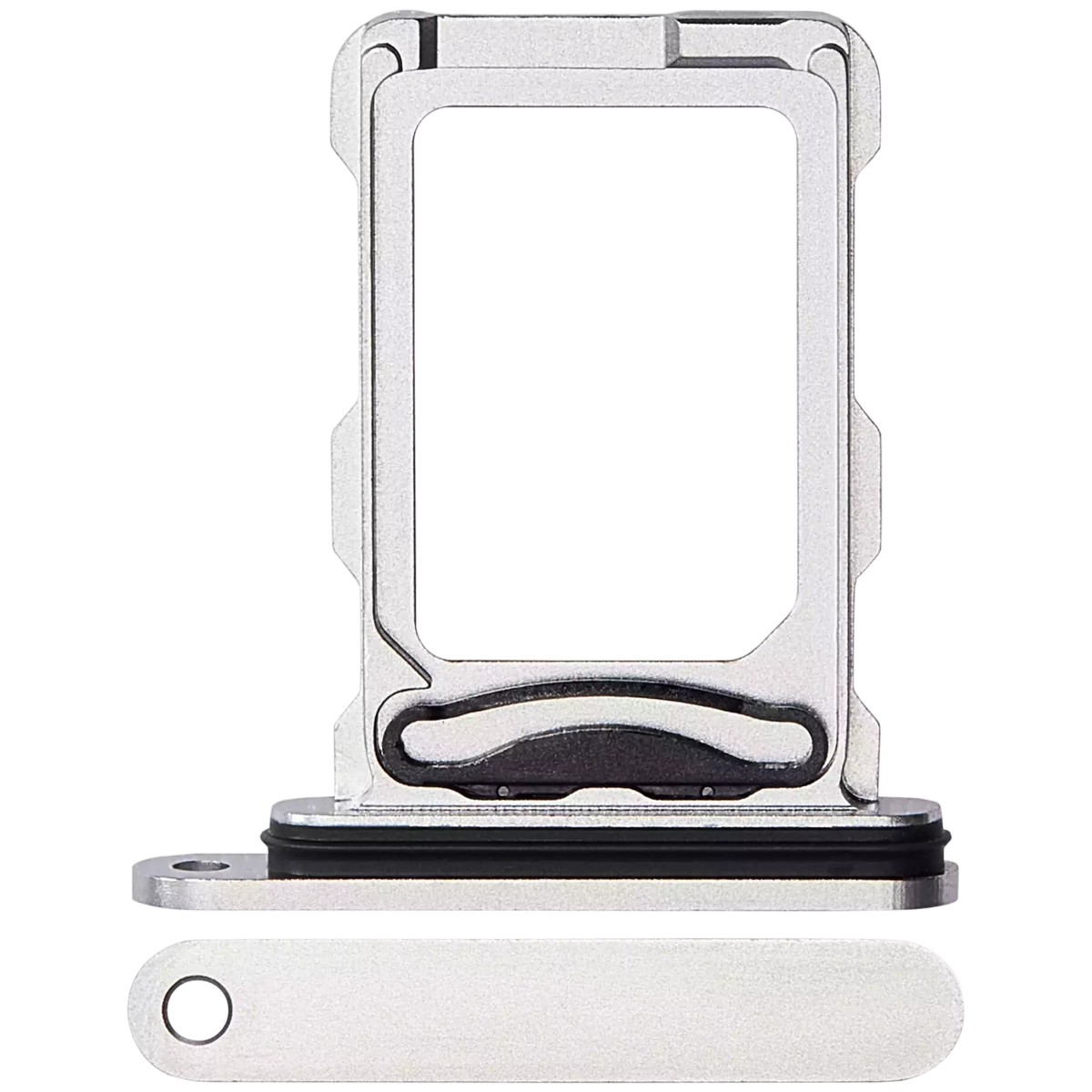 İphone 16 Pro / 16 Pro Max için Çift Sim Kart Tepsisi (Beyaz Titanyum)