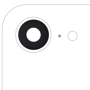 İphone 16e Arka Kamera Lensi Yapışkanlı (Yalnızca Cam) (Gerçek Safir)