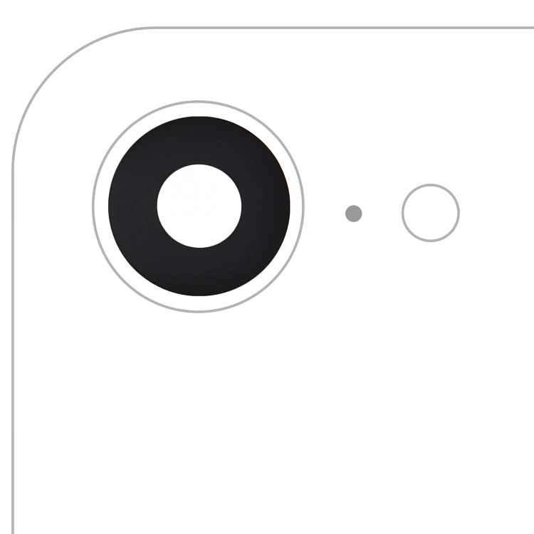 İphone 16e Arka Kamera Lensi Yapışkanlı (Yalnızca Cam) (Gerçek Safir)