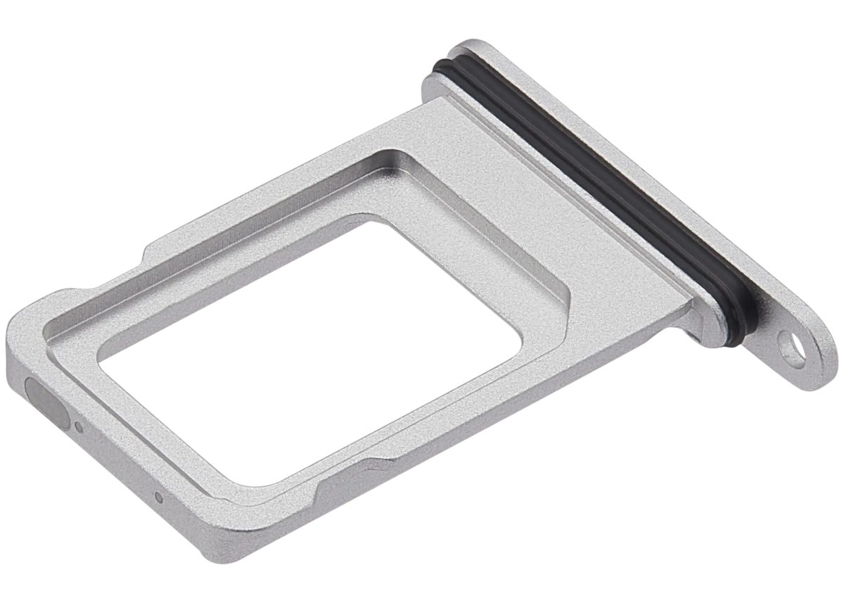 İphone 17 Pro Max ile Uyumlu Tek Sim Kart Tepsisi (Gümüş)