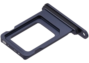 İphone 17 Pro Max ile Uyumlu Tek Sim Kart Tepsisi (Koyu Mavi)