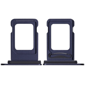 İphone 17 Pro Max ile Uyumlu Çift Sim Kart Tepsisi (Koyu Mavi)
