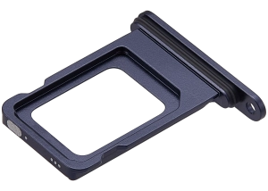 İphone 17 Pro ile Uyumlu Çift Sim Kart Tepsisi (Koyu Mavi)