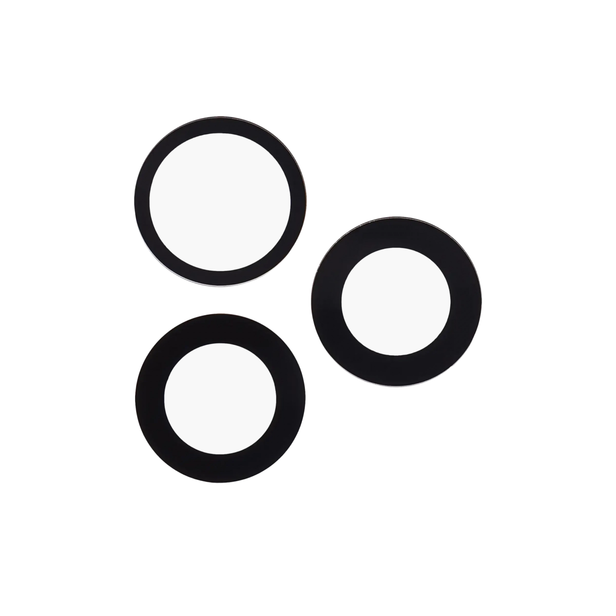 İphone 17 Pro / 17 Pro Max için Arka Kamera Lensi (Yalnızca Cam) Yapışkanlı (3 Parça Set)