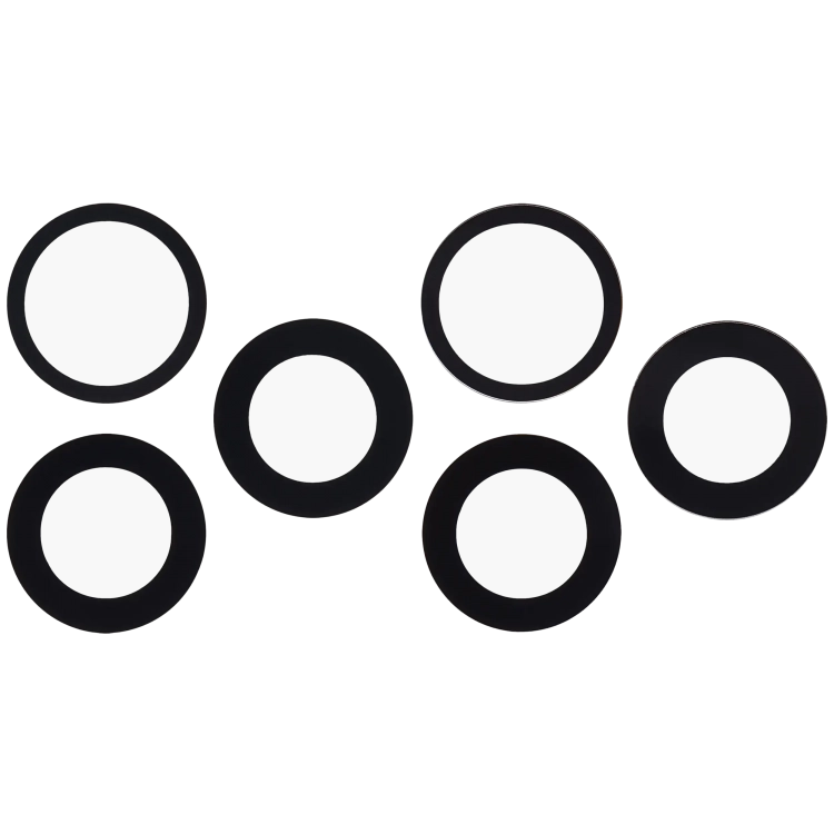 İphone 17 Pro / 17 Pro Max için Arka Kamera Lensi (Yalnızca Cam) Yapışkanlı (3 Parça Set)