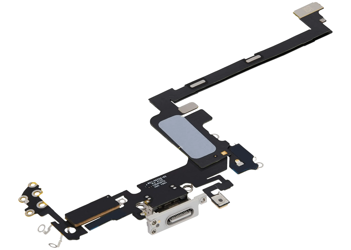 İphone 17 Pro için Şarj Bağlantı Noktası Filmi (Gümüş)