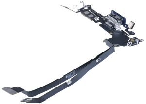 İphone 17 Pro USB-C Şarj Bağlantı Noktası Esnek Kablosu (eSIM)  (Kanada Versiyonu) (Koyu Mavi)